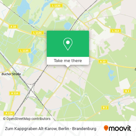 Zum Kappgraben Alt-Karow map