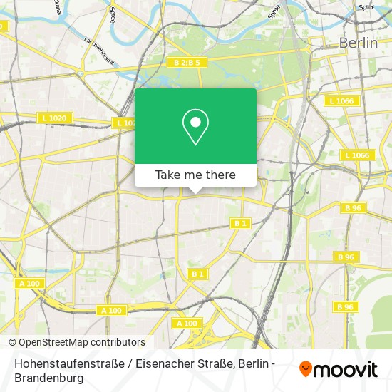 Hohenstaufenstraße / Eisenacher Straße map
