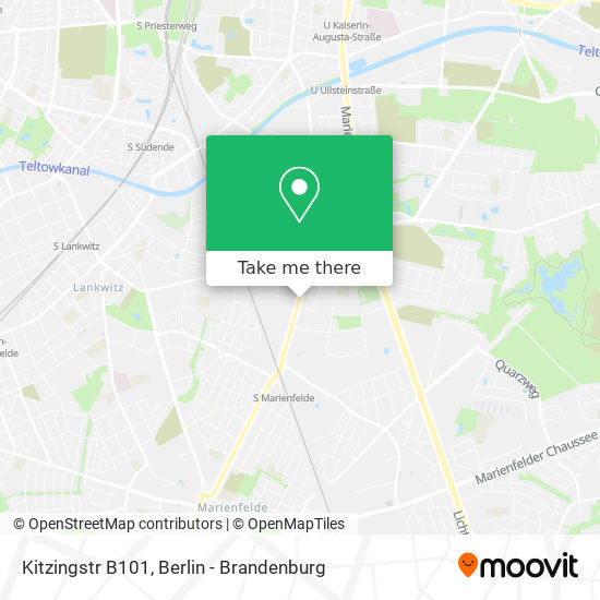 Kitzingstr B101 map