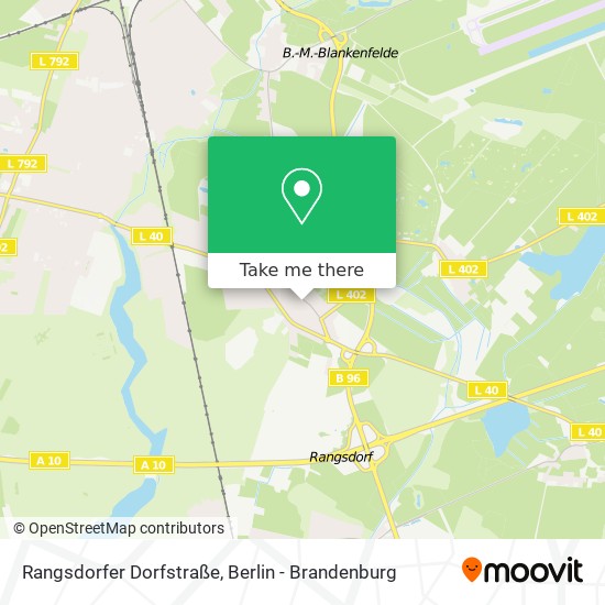 Rangsdorfer Dorfstraße map