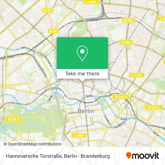 Карта Hannoversche Torstraße