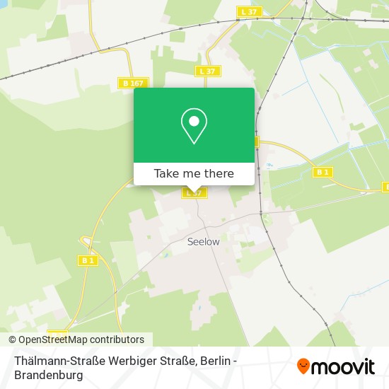 Thälmann-Straße Werbiger Straße map