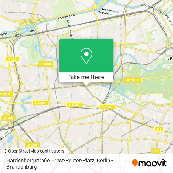 Hardenbergstraße Ernst-Reuter-Platz map