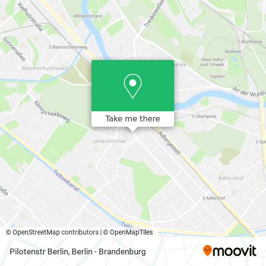 Карта Pilotenstr Berlin