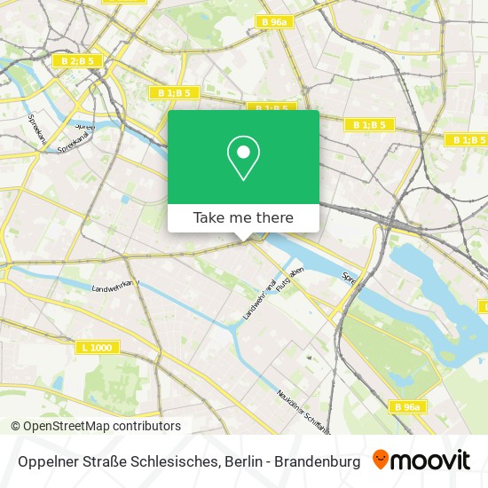 Карта Oppelner Straße Schlesisches