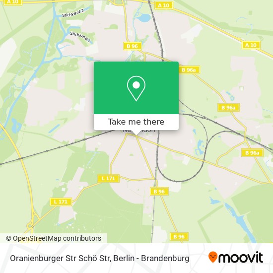 Oranienburger Str Schö Str map