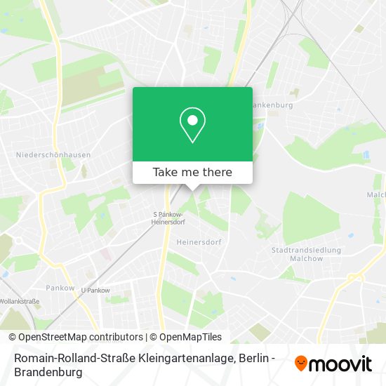 Romain-Rolland-Straße Kleingartenanlage map