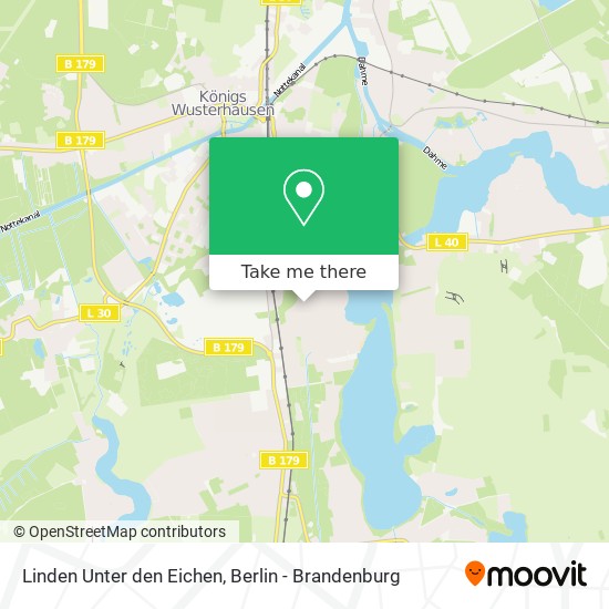 Linden Unter den Eichen map