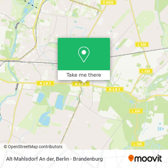 Alt-Mahlsdorf An der map