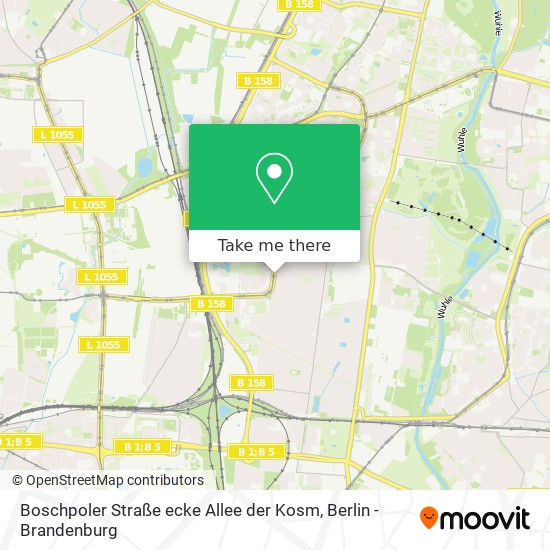 Boschpoler Straße ecke Allee der Kosm map