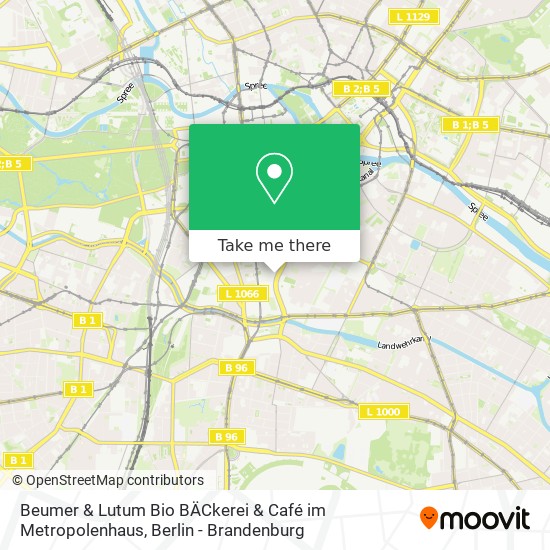 Beumer & Lutum Bio BÄCkerei & Café im Metropolenhaus map