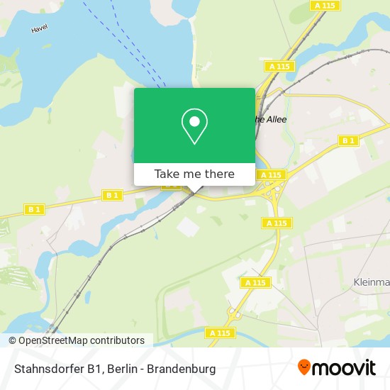 Stahnsdorfer B1 map