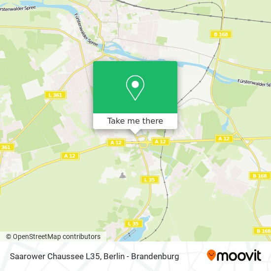 Карта Saarower Chaussee L35