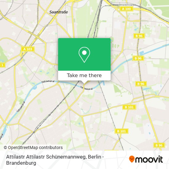 Карта Attilastr Attilastr Schünemannweg
