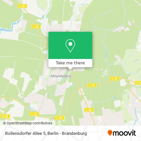 Bollensdorfer Allee 5 map