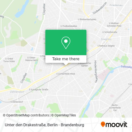 Карта Unter den Drakestraße