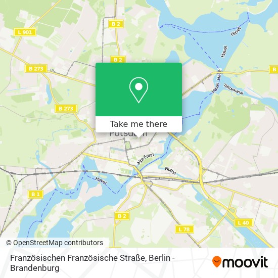 Französischen Französische Straße map