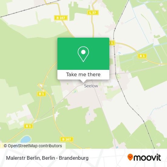 Malerstr Berlin map