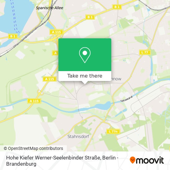 Карта Hohe Kiefer Werner-Seelenbinder Straße