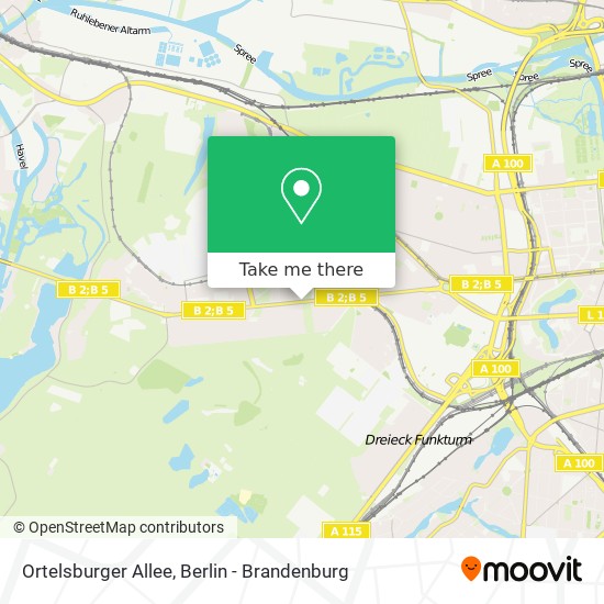 Ortelsburger Allee map