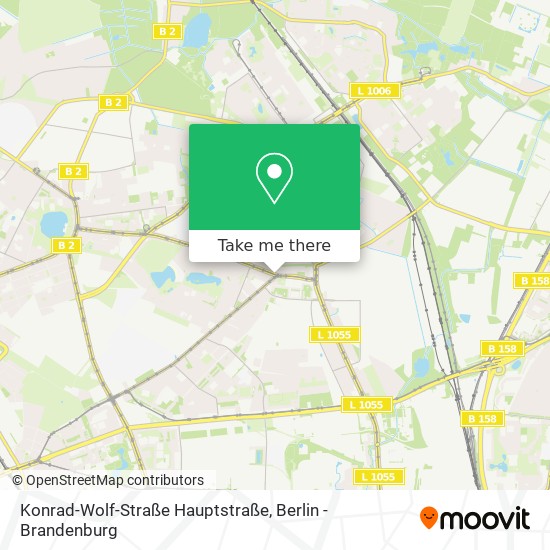 Konrad-Wolf-Straße Hauptstraße map