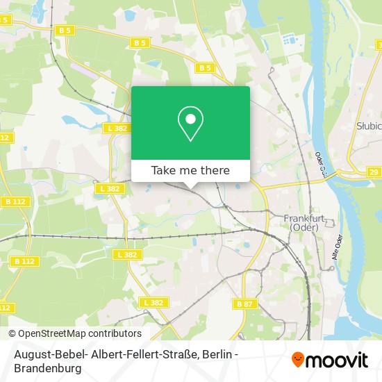 August-Bebel- Albert-Fellert-Straße map
