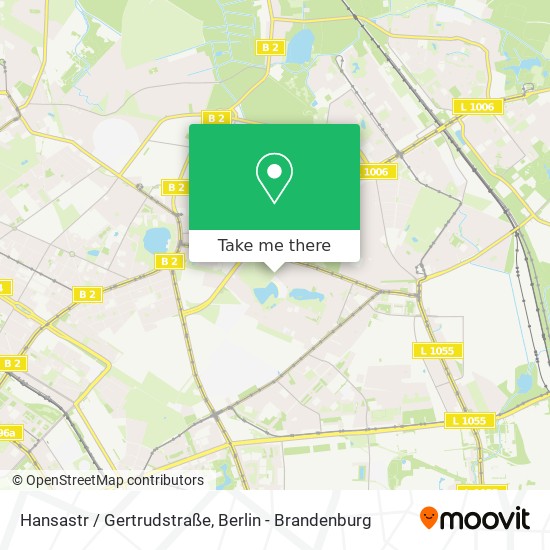 Карта Hansastr / Gertrudstraße