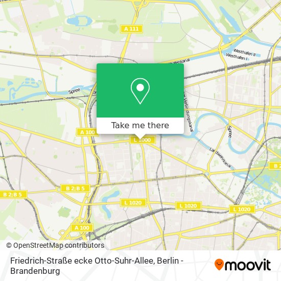Friedrich-Straße ecke Otto-Suhr-Allee map