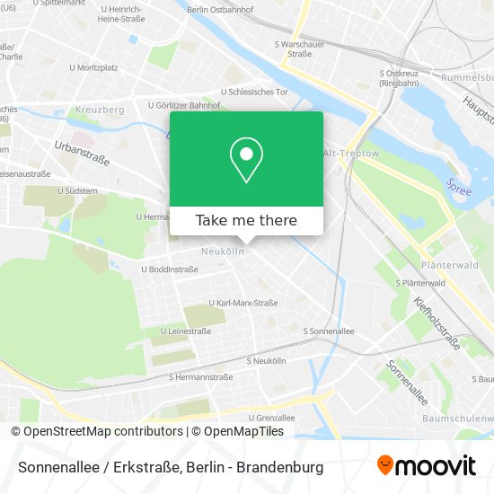 Sonnenallee / Erkstraße map