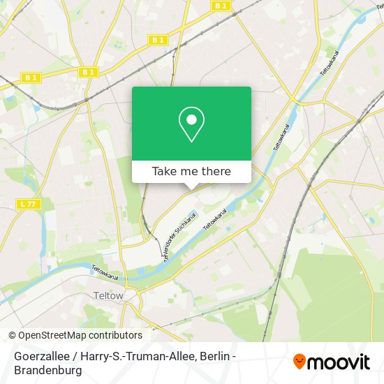 Goerzallee / Harry-S.-Truman-Allee map