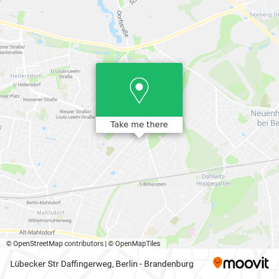 Lübecker Str Daffingerweg map