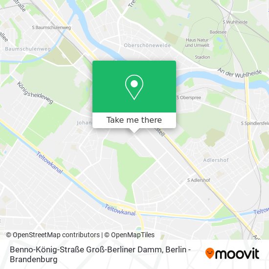 Карта Benno-König-Straße Groß-Berliner Damm