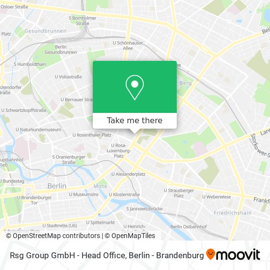 Карта Rsg Group GmbH - Head Office