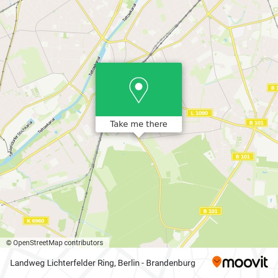 Карта Landweg Lichterfelder Ring