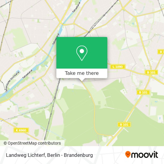 Landweg Lichterf map