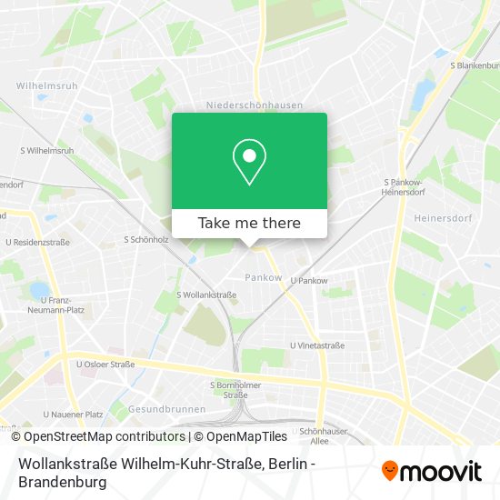 Wollankstraße Wilhelm-Kuhr-Straße map