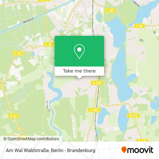 Карта Am Wal Waldstraße