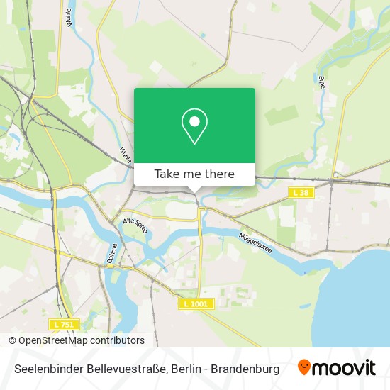 Seelenbinder Bellevuestraße map