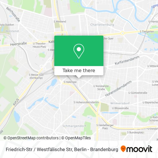 Friedrich-Str / Westfälische Str map