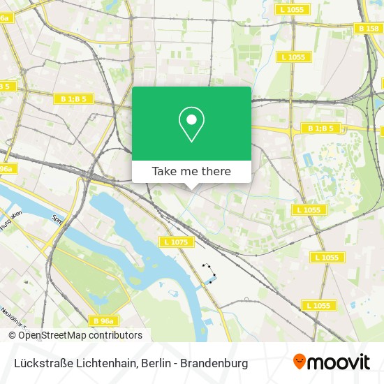 Lückstraße Lichtenhain map