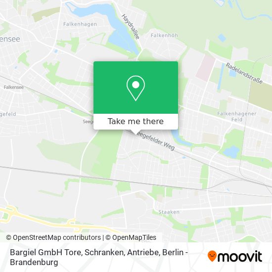 Карта Bargiel GmbH Tore, Schranken, Antriebe