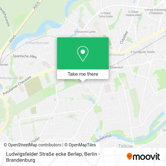 Карта Ludwigsfelder Straße ecke Berlep