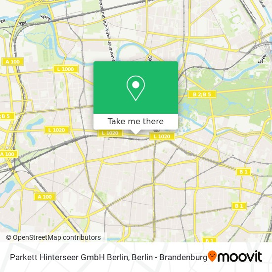 Parkett Hinterseer GmbH Berlin map