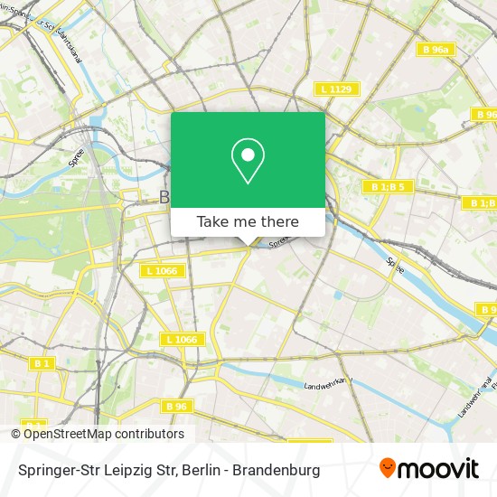 Карта Springer-Str Leipzig Str