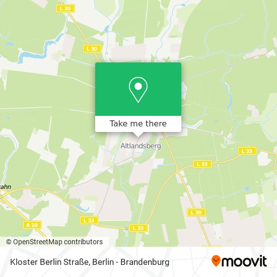 Kloster Berlin Straße map