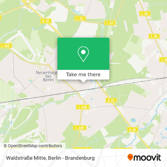 Карта Waldstraße Mitte