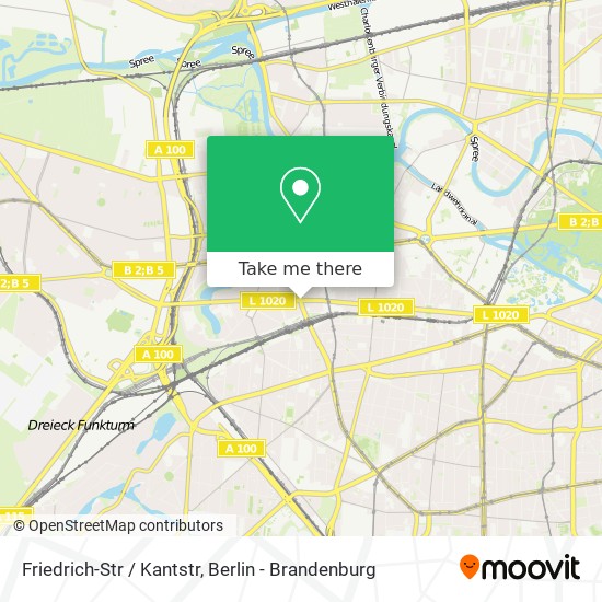 Карта Friedrich-Str / Kantstr