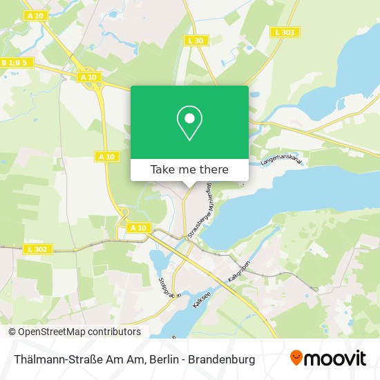 Карта Thälmann-Straße Am Am