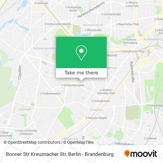 Карта Bonner Str Kreuznacher Str