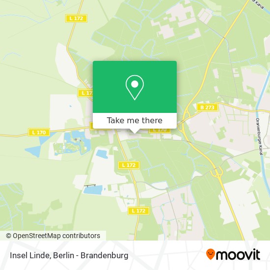 Insel Linde map